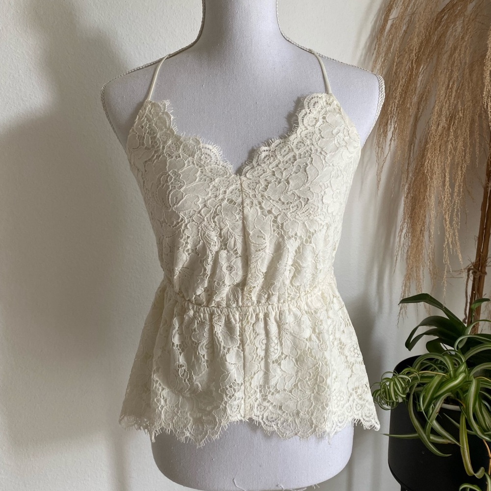 Express peplum tank